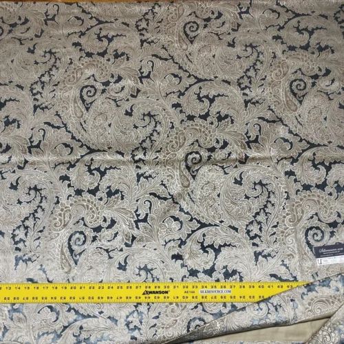 IMG_4569 14 Boxu Scalamandre 2.4yd Palermo Velvet Beryl Blue Printed Velvet MSRP USD 610/Y