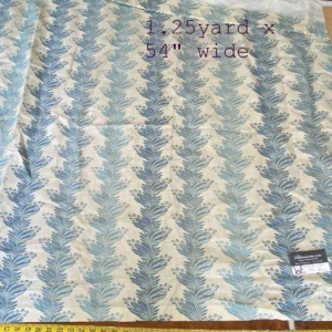 IMG_4695 16 Boxw Scalamandre Square Showroom Sample 1.25 Yard Denise Stripe Blue and White MSRP USD236/Yard