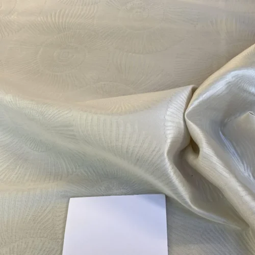 IMG_4938 Scalamandre  Nautilo Sheer Eggshell Silk Organza Semi Sheer Seashell Nautical MSRP USD 303/Y