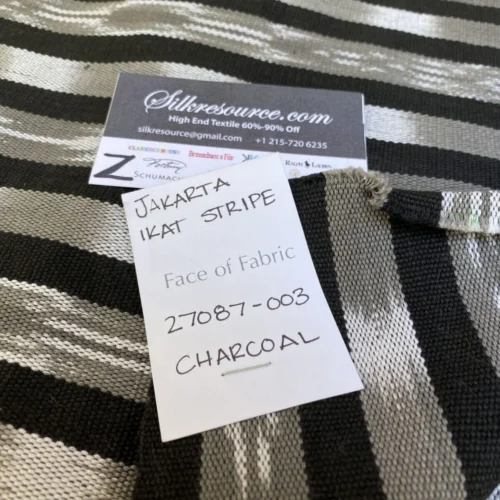 IMG_5670 13 Boxz Scalamandre 1.9 Yards Jakarta Ikat Stripe Cotton USD 138/Y