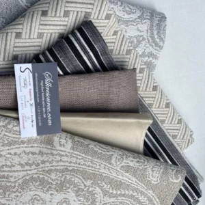 5 Boxs Scalamandre Square Coordinating Outdoors Groups Gray White Blend 8 Pieces