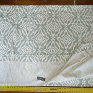 IMG_5807 13 Boxv Scalamandre Square Showroom Sample 2.4 Yard Gray/blue Wood Print