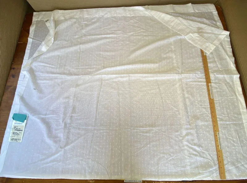 IMG_5932 1 Berkbox2 Scalamandre 2.2 Yards Swiss Dot Snow