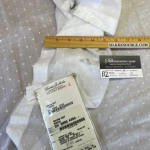 IMG_5933 1 Berkbox2 Scalamandre 2.2 Yards Swiss Dot Snow