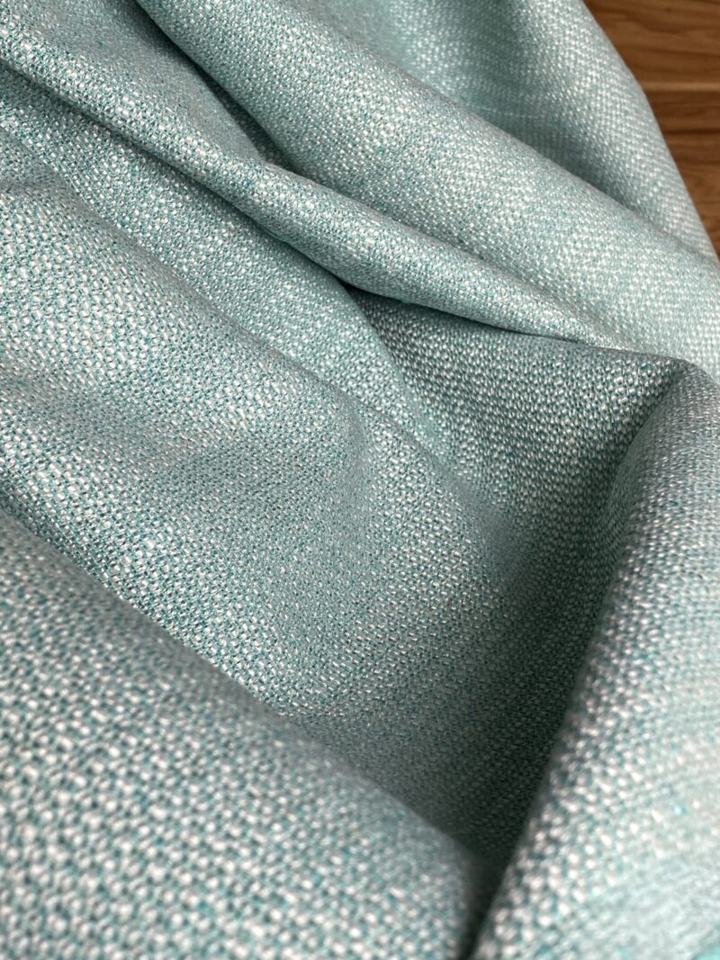 IMG_7740 by yard Scalamandre San Miguel Texture Caribbean Heavy Blue Ocean Aqua Green Chenille MSRP USD 216/Y