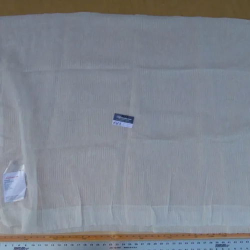 21 Ev1 2y Scalamandre Marcie Linen Oyster Off White Sheer Stripe