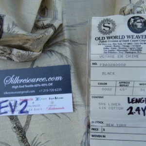 P1050679 9 Ev2 2.4y Scalamandre Voyage En Chine Black Chinoiserie Print