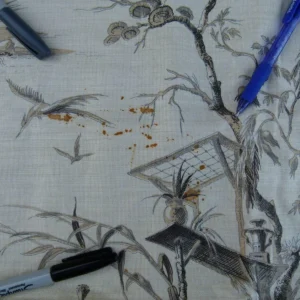 P1050680 9 Ev2 2.4y Scalamandre Voyage En Chine Black Chinoiserie Print