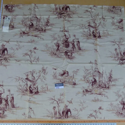P1050682 10 Ev2 1.2y Scalamandre Voyage En Chine Mauve Dark Purple Red Chinoiserie Print
