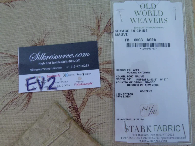 P1050703 17 Ev2 1.2y Scalamandre Voyage En Chine Mauve Dark Purple Red Chinoiserie Print MSRP USD 388/y