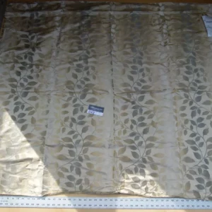 P1050743 31 Ev2 1.3y Scalamandre Vallen Taupe Tan Grey Silk Leaf Woven