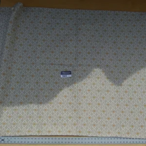 P1060312 13 Ev3 Scalamandre Colony 2.4y Mysore Coordinato Bianco Beige Gold Geometric MSRP USD 318/Y (copy)