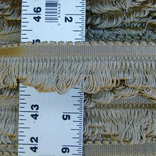 P1100032 By Yard (1-68y) Scalamandre Shimmering Taupe Loop Silk Trim Ft498-6 MSRP USD 150+/Y