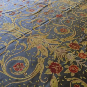 **On hold Coraggio Textile Donatello Red Rose Gold Flourishes Dark Brown 3y MSRP USD 538/Y