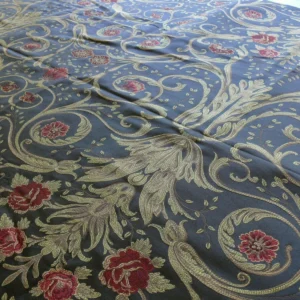 **On hold Coraggio Textile Donatello Red Rose Gold Flourishes Dark Brown 3y MSRP USD 538/Y