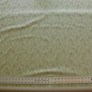 P1660845 Scalamandre Feather Leaf Greige Reversible Grey Beige Animal Bird Foliage Cotton Damask MSRP USD 200/yard