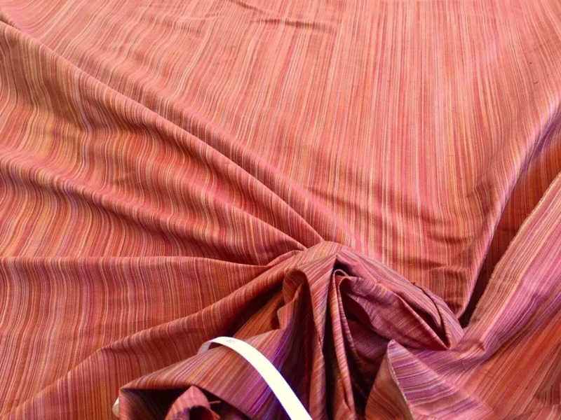 s-l1600 - 2022-09-13T110211.247 By Yd Kravet 100% Silk Yarn Dyed Dupioni Rich Raspberry Pink Red Strie Reversible MSRP USD 120+ (a35)