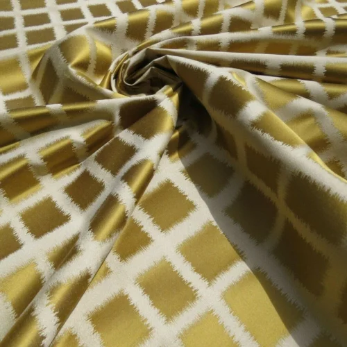 s-l1600 - 2022-09-13T114500.904 By Yard Scalamandre Palladium Fonthill Modern Silk Lampas Gold Leaf Green Mid Century MSRP USD 196