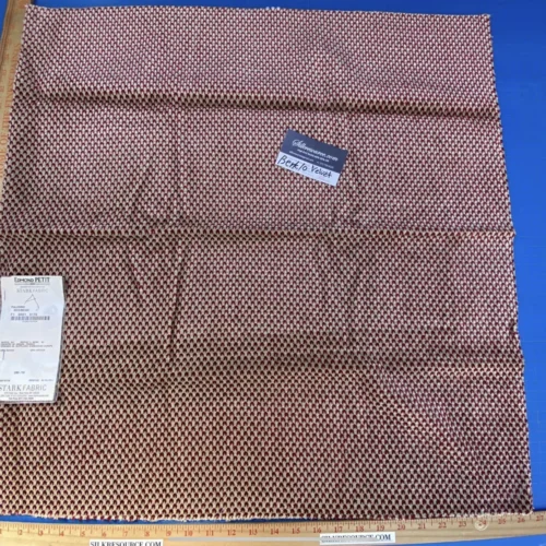 10a Berkbox10 Length Scalamandre Velvet Palerme Red/beige