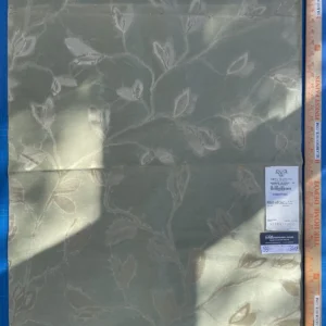 IMG_6084 Scalamandre Shelton Garden In Oyster Spring Tulip Peony Hyacinths Lilac Flowers Linen Print Grey Watkins MSRP USD 440/yard Old World Weavers