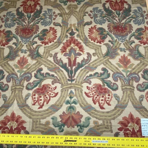 2.75yds Schumacher Jh Thorp Halstead In Sand Linen Print  Fabric MSRP USD 236/yard