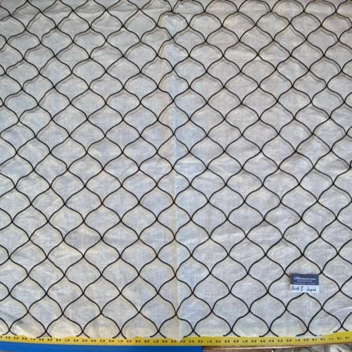 IMG_6753 1 Berkbox8 Length Scalamandre 1.2 Yards x 55"W Pichola Black & White