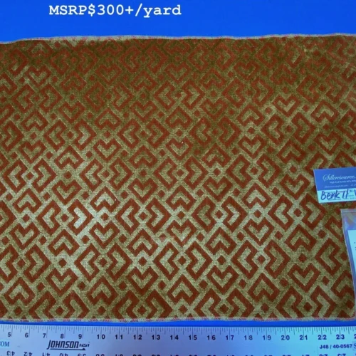 IMG_7204 18 Berkbox11 Scalamandre Velvet Raff Colony Collection Orange