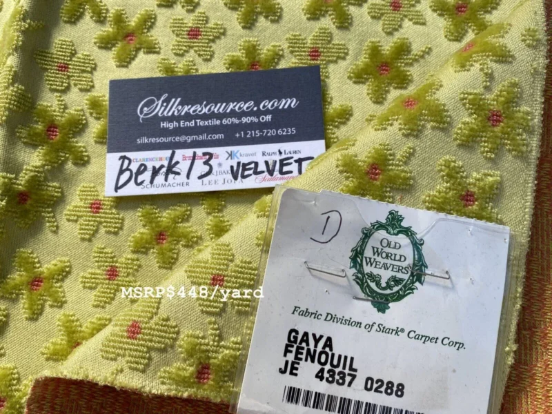 IMG_7335 1 Berkbox13 Scalamandre Velvet Gaya Fenouil 26x26"