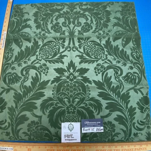 IMG_7505 8a Berkbox15 Scalamandre La Valliere Coubertin Linen Gauffrage Renaissance Embossed Velvet Old World Weavers