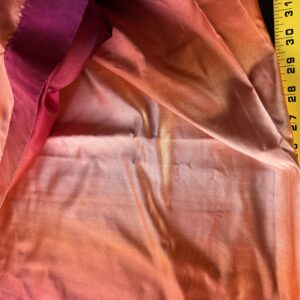 IMG_8004 9 Berkbox1 Scalamandre Length 2.4yards Crescendo Ruby Silk satin ombré 100% silk Red Rose Orange Purple MSRP USD 624/y