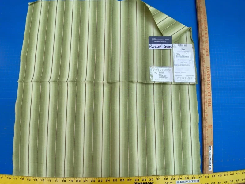 24 Berkbox24 Scalamandre Woven Lindy Green