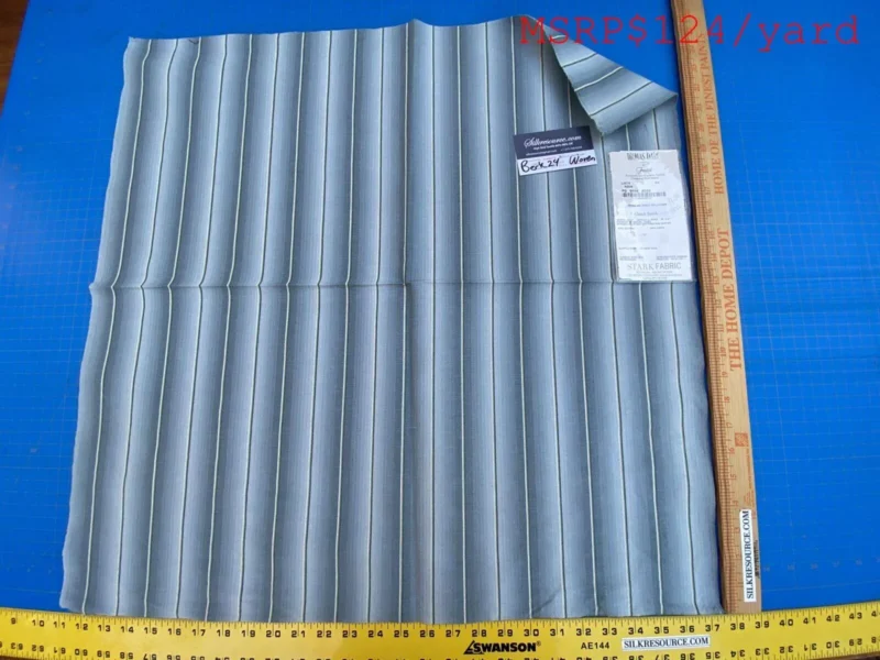 IMG_8329 25 Berkbox24 Scalamandre Woven Lindy Aqua MSRP USD 124/yard