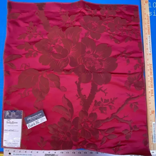 IMG_8992 3 Berkbox36 Scalamandre Tassinari & Chatel Various Argentine Rubis 100% Silk MSRP USD 1348/yard