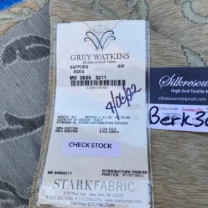 IMG_8997 5 Berkbox36 Scalamandre Various Sapporo Aqua MSRP USD 516/yard