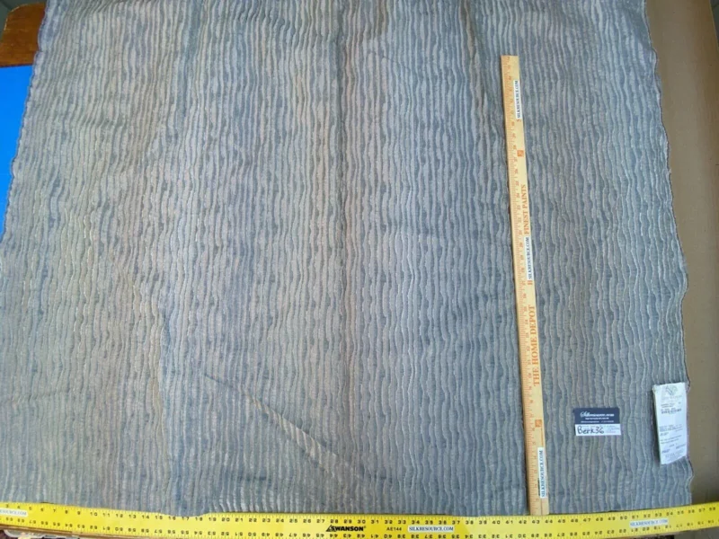 IMG_9033 23 Berkbox36 Scalamandre Various 1.2YD Chamarel Falls Harbor Mist MSRP USD294/Y Grey Watkins