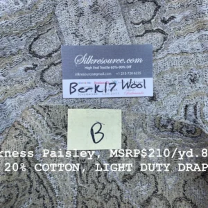 IMG_9787 22 Berkbox17 Scalamandre Wool Iverness Paisley Green