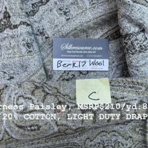 IMG_9789 23 Berkbox17 Scalamandre Wool Iverness Paisley Green