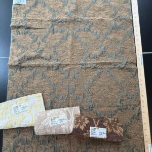 12a Berkbox4 Scalamandre Silk Square Volterra Moss 25” wide 34” long