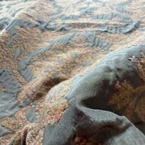 12a Berkbox4 Scalamandre Silk Square Volterra Moss 25” wide 34” long