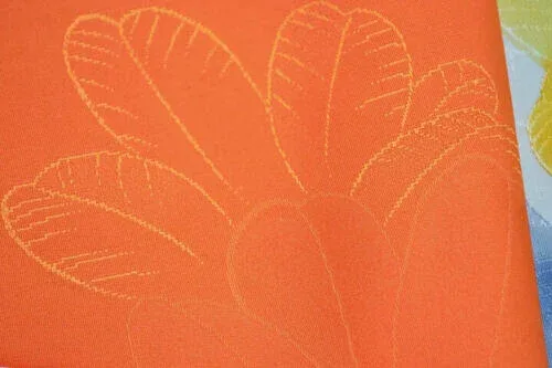 s-l500 (20) New Bolt 100%silk Kimono:orange Colourful Camellia@v56+ 9.5mx36cm (374" X14.1")