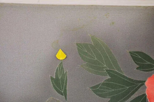 s-l500 (54) New Silk Tsukesage Bolt Handpainted Red Tree Peony @x25 Z69 12mx36cm (472x14.1" 13y