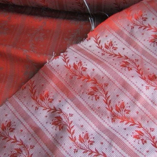 Baranzeli #29 1 Baranzelli Scalamandre Corinthain 100%silk Lampas Red MSRP USD 219/Y