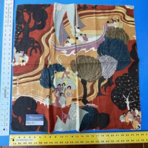 IMG_1180 38 Berkbox42 Scalamandre Squares 27x27" "pearl River" Linen