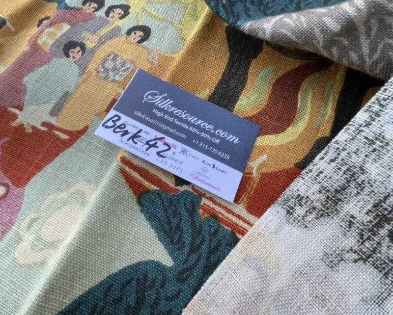 IMG_1181 38 Berkbox42 Scalamandre Squares 27x27" "pearl River" Linen