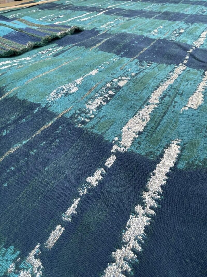 IMG_1491 BerkBox44-4 Scalamandre Granite Gorge Peacock - 2.4 Yard