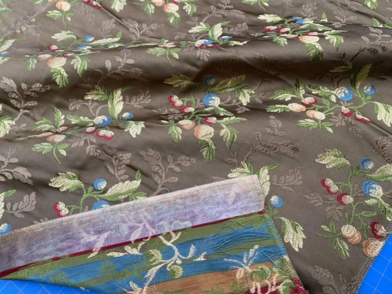 IMG_9347 6 Berkbox39 Scalamandre Old World Weavers Silk Villa Erba Brown MSRP USD 808/Yard