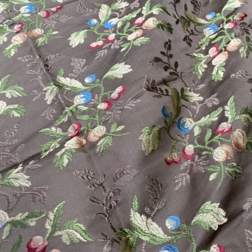 IMG_9348 6 Berkbox39 Scalamandre Old World Weavers Silk Villa Erba Brown MSRP USD 808/Yard