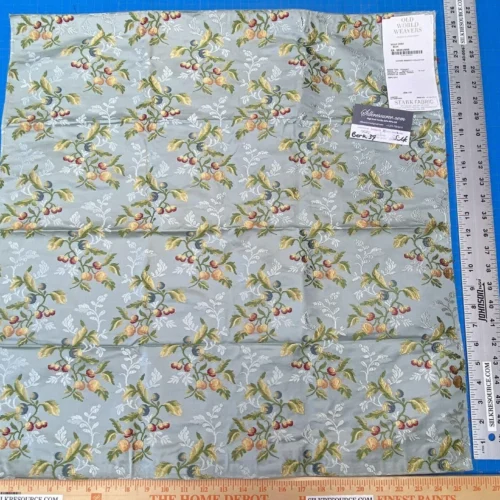 IMG_9349 7 Berkbox39 Scalamandre Old World Weavers Silk Villa Erba Blue MSRP USD 808/Yard