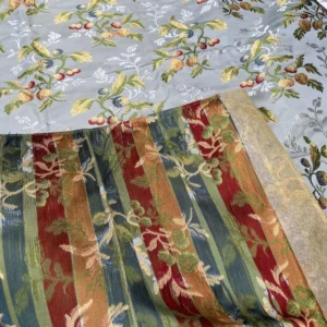 IMG_9352 7 Berkbox39 Scalamandre Old World Weavers Silk Villa Erba Blue MSRP USD 808/Yard