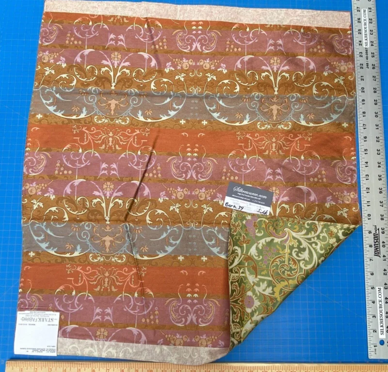 IMG_9362 Tassinari & Chatel Scalamandre Cernuschi Vert Green Silk Brocade MSRP USD 2128/Y
